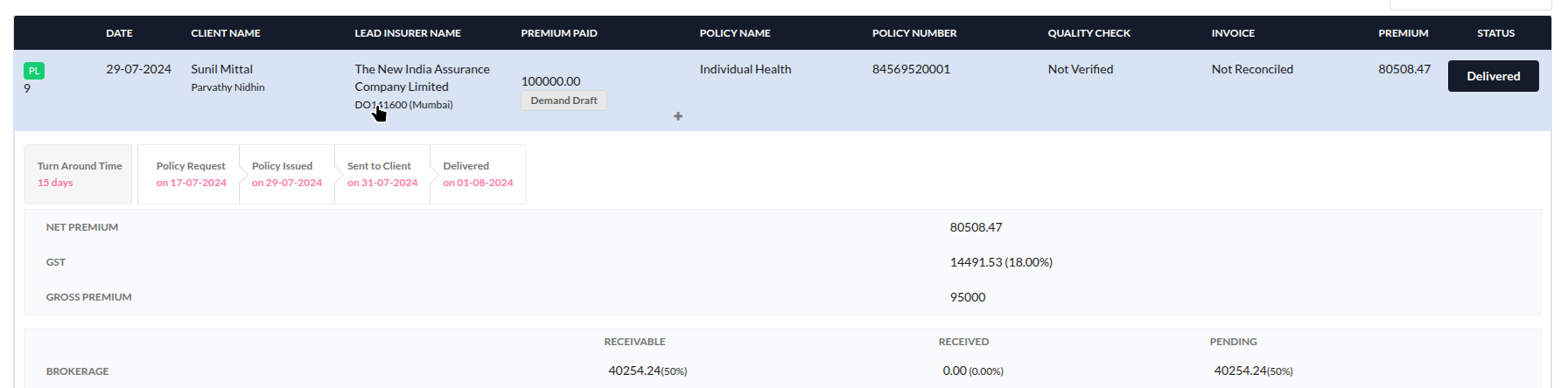 Mastering Policy Booking in SIBRO