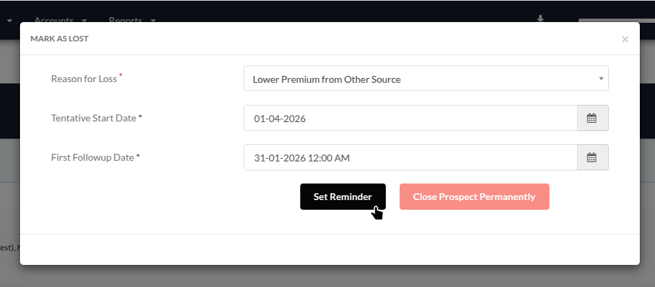 How to manage Lost Business?